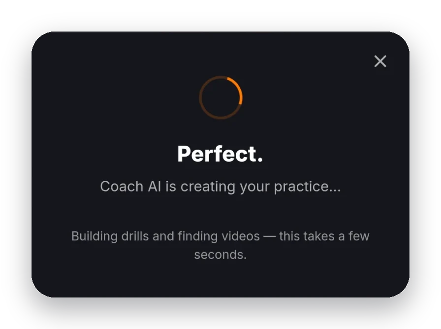 Coach AI bygger träningen